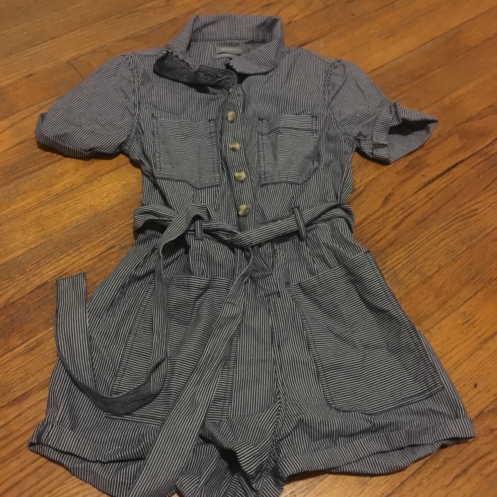 Urban Outfitters Small Pinstripe Romper